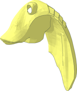 ~Minifig Head Gungan Half (Needs Work)