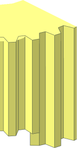 ~Brick  2 x  2 Round with Grille 1/8