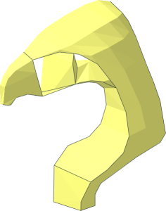 ~Minifig Headdress Horus - Half