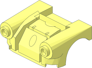 ~Car Mudguard  3 x  4 x  1.333 Curved without Top and Front