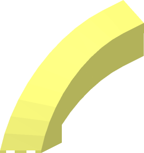 ~Windscreen 12 x  6 x  6 Curved without Pin Holes - Half Patternable Area