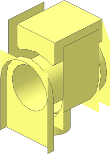 ~Boat Base  8 x 16 x  2.333 Peghole