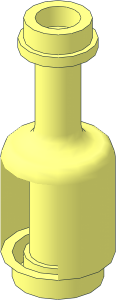 ~Minifig Bottle  1 x  1 x  2 Cylindrical without Patterned Area
