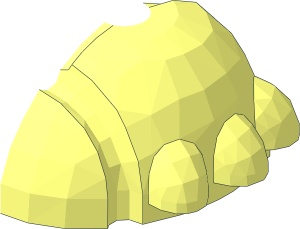 ~Animal Beetle with Stud Tube and Pin Hole Half