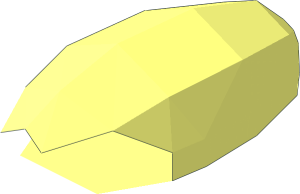 ~Plant Flower with  7 Petals with Bar and Pin Hole, Petal