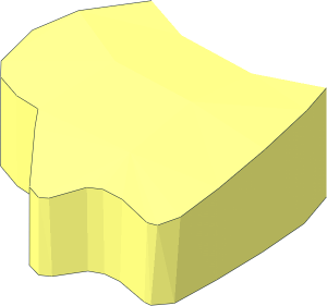 ~Plant Flower with  5 Serrated Petals with Pin Petal