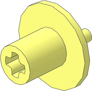 Electric Power Functions Large Motor Axle Hub