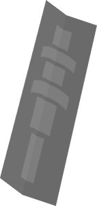 ~Cone  2 x  2 Truncated with SW R5 Red Pattern - Side Panel