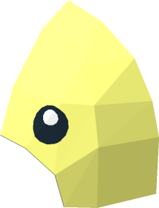 ~Minifig Teddy Bear with Arms Down Face Half with Black Eye Pattern