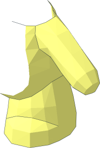 ~Minifig Teddy Bear with Arms Down Body Half