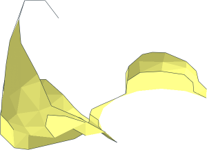 ~Animal Hedgehog Body without Printed Surfaces, Half