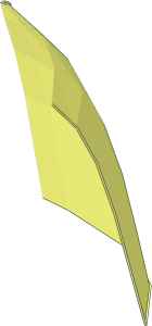 ~Minifig Cape Cloth Short (Formed) Inner Surface and Edge Half