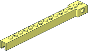 Crane Arm Outside Narrow 15 Studs