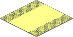 Baseplate 32 x 32 Road 7-Stud Straight Baseplate 32 x 32 Road 7-Stud Straight