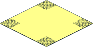 Baseplate 32 x 32 Road 7-Stud Crossroads Baseplate 32 x 32 Road 7-Stud Crossroads