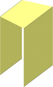 Stud Tube Open 0.0625