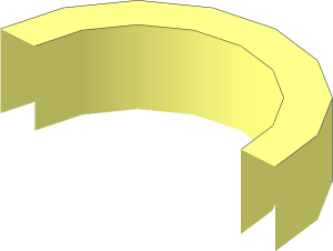 Stud Tube Open  0.5 without Base Edges