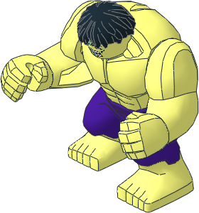 Bigfig Figure Hulk with Dark Purple Trousers Bigfig Figure Hulk with Dark Purple Trousers