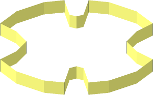 Technic Axle Hole Reduced Perimeter