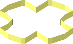 Technic Axle Hole Semi-Reduced Perimeter