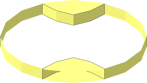 Technic Axle Hole Two-toothed Sliding