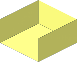 Box with  4 Faces without  2 Parallel Edges