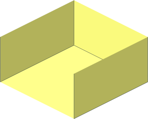 Box with 4 Faces without 5 Edges