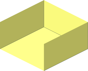 Box with  4 Faces without  7 Adjacent Edges