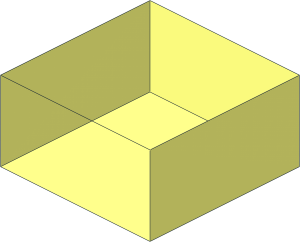 Box with 4 Adjacent Faces and All Edges