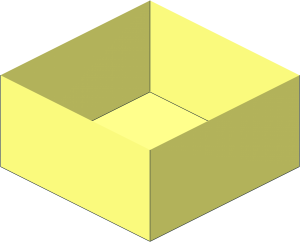 Box with  5 Faces without  4 Adjacent Edges