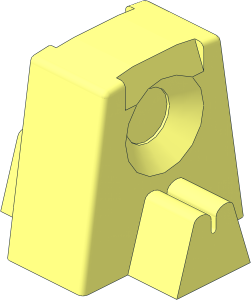 Click Lock Hinge Single Finger Tall