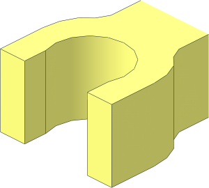 Clip Vertical (Thin U-Clip)