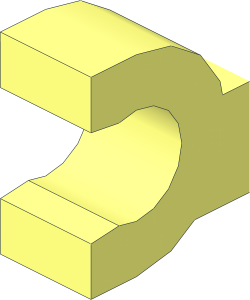 Clip Horizontal with Parallel Sides