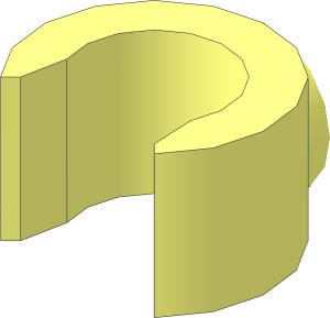 Clip for Round Arm  4 LDU