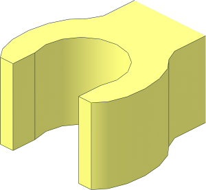 Clip Vertical (Thin C-Clip)