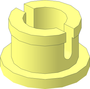 Technic Pin 0.5 with Base Collar