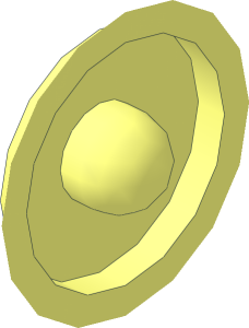 Duplo Hinge Pin with Shallow Recess