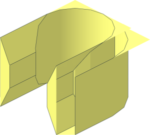 Duplo Train Track Connector Female