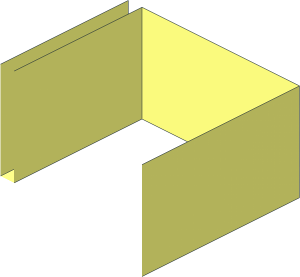 Fillet Plain 3 LDU to Corner-Walls