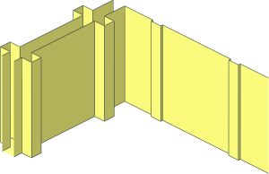 Fillet Reinforced 3 LDU to Side-Wall