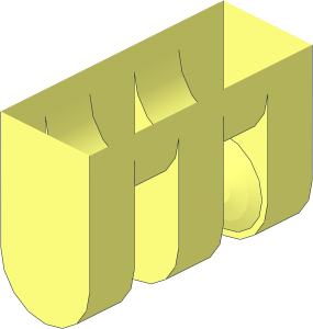 Hinge Plate 3 Fingers