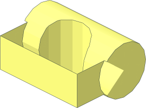 Handle for Bent Shields