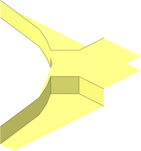 ~Technic Peg Hole Corner 0.25 (Obsolete)