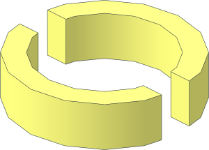 Stud Tube Open Split