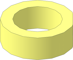 Stud Open For Octagonal Parts