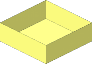 Stud Tube Open Square
