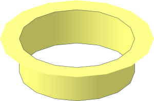 Stud Tube Open without Outer Cylinder and Top Surface
