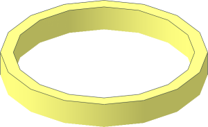 Stud Duplo Tube without Base Edge