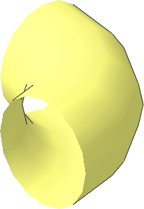 Torus Tube  1 x 0.4444 x 0.25