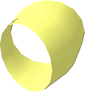 Torus Tube  1 x 0.5000 x 0.125